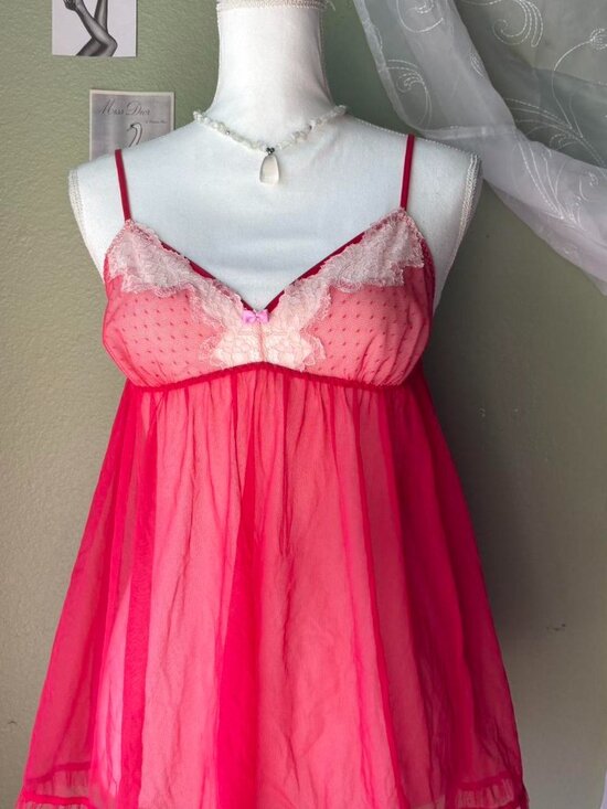 Victoria's Secret Dresses & Skirts - Victoria's Secret Women's Pink and Red Dress